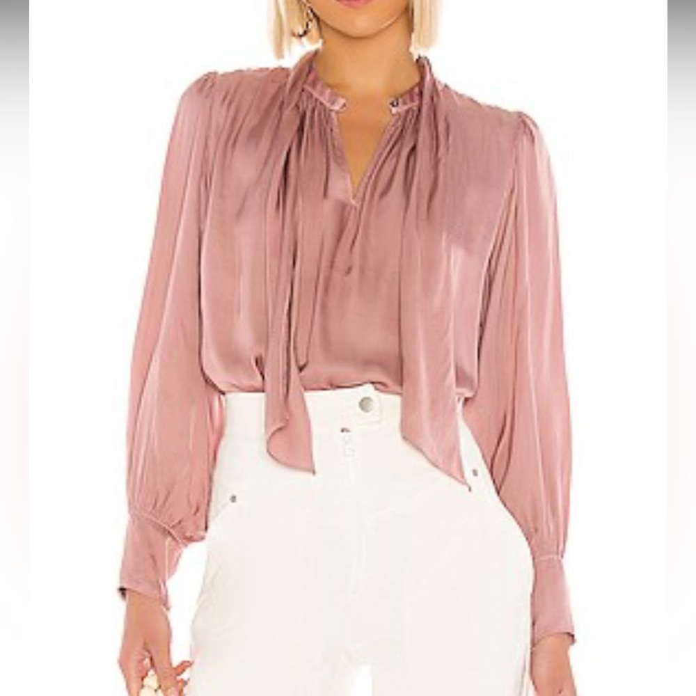 NWT VELVET BY GRAHAM AND SPENCER Alanna Blouse Size M